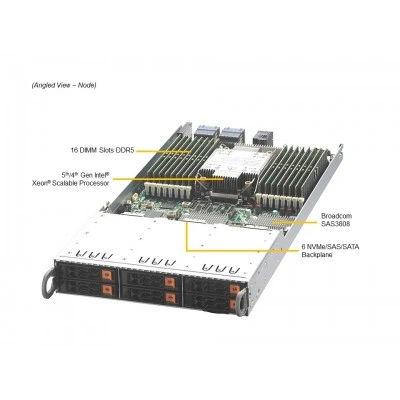 Сервер Supermicro SYS-211GT-HNC8R Сервер Supermicro SYS-211GT-HNC8R