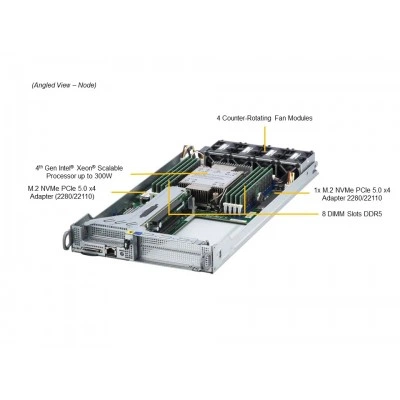 2U сервер Supermicro SYS-211SE-31A 2U сервер Supermicro SYS-211SE-31A