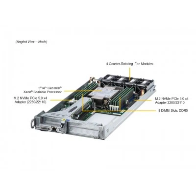 2U сервер Supermicro SYS-211SE-31A 2U сервер Supermicro SYS-211SE-31A