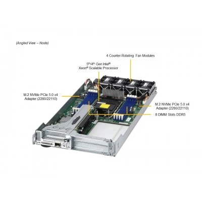 Сервер Supermicro SYS-211SE-31AS Сервер Supermicro SYS-211SE-31AS