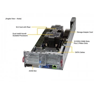 Серверная платформа Supermicro SYS-220BT-DNTR Серверная платформа Supermicro SYS-220BT-DNTR