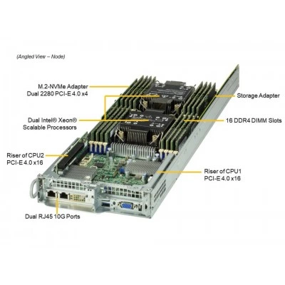 Сервер Supermicro SYS-220TP-HTTR Сервер Supermicro SYS-220TP-HTTR