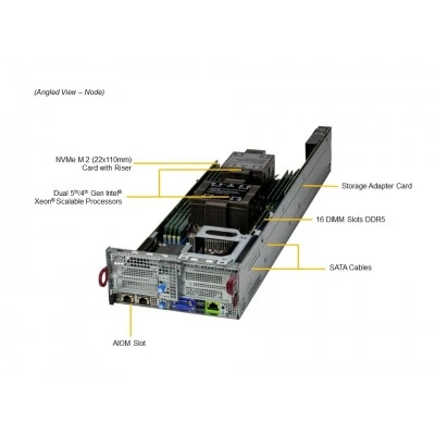 Серверная платформа Supermicro SYS-221BT-DNTR Серверная платформа Supermicro SYS-221BT-DNTR