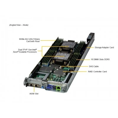 Серверная платформа Supermicro SYS-221BT-HNC9R Серверная платформа Supermicro SYS-221BT-HNC9R