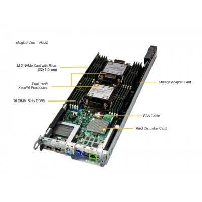 Серверная платформа Supermicro SYS-222BT-HNC9R Серверная платформа Supermicro SYS-222BT-HNC9R