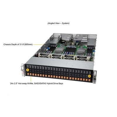 Сервер Supermicro SYS-240P-TNRT Сервер Supermicro SYS-240P-TNRT