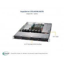 Сервер Supermicro SuperServer 5019S-W4TR SYS-5019S-W4TR