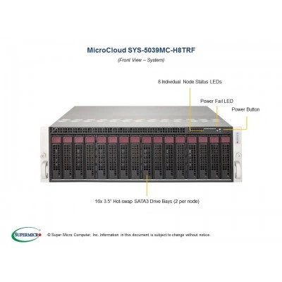 Сервер Supermicro 5039MC-H8TRF Сервер Supermicro 5039MC-H8TRF