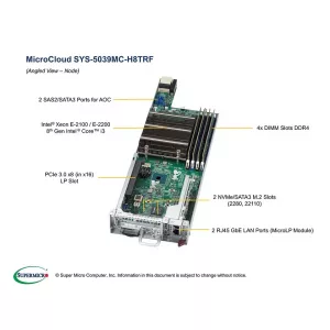 Сервер Supermicro 5039MC-H8TRF (СУПЕРМИКРО) Сервер Supermicro 5039MC-H8TRF (СУПЕРМИКРО)