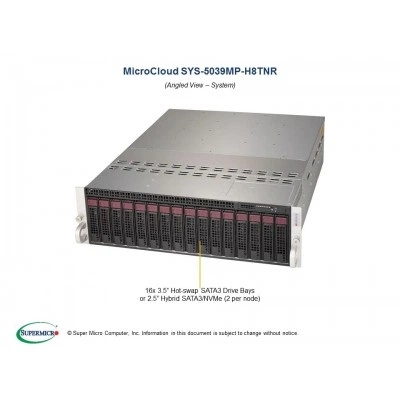 Сервер Supermicro SYS-5039MP-H8TNR Сервер Supermicro SYS-5039MP-H8TNR