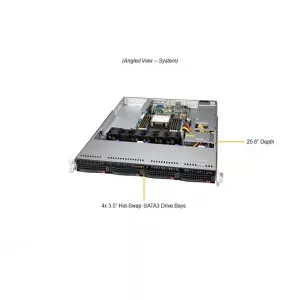 Серверная платформа Supermicro SYS-510P-WT (СУПЕРМИКРО) Серверная платформа Supermicro SYS-510P-WT (СУПЕРМИКРО)