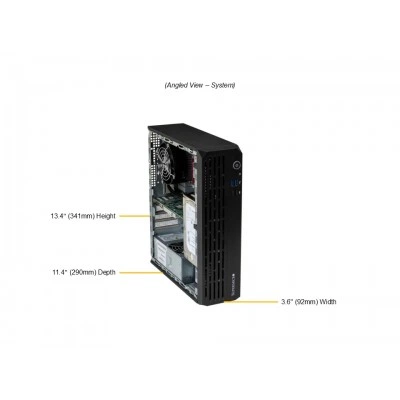 Мини-башенный встроенный системный блок Supermicro SYS-521AD-LN2 Мини-башенный встроенный системный блок Supermicro SYS-521AD-LN2