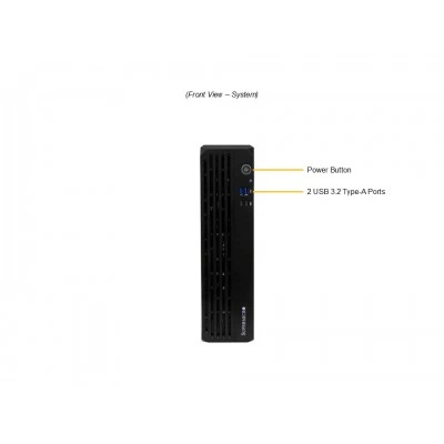 Мини-башенный встроенный системный блок Supermicro SYS-521AD-LN2 Мини-башенный встроенный системный блок Supermicro SYS-521AD-LN2