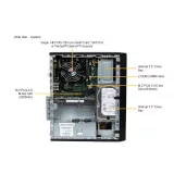 Мини-башенный встроенный системный блок Supermicro SYS-521AD-LN2