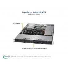 Сервер Supermicro SuperServer 6019P-WTR SYS-6019P-WTR