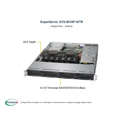 Сервер Supermicro SuperServer 6019P-WTR SYS-6019P-WTR Сервер Supermicro SuperServer 6019P-WTR SYS-6019P-WTR