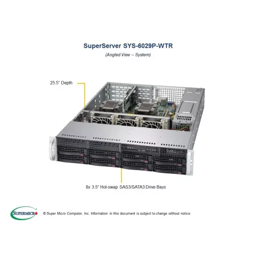 SUPERMICRO Сервер SYS-6029P-WTR в России — Официальный сайт