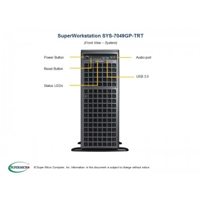 GPU-сервер Supermicro SYS-7049GP-TRT (СУПЕРМИКРО) GPU-сервер Supermicro SYS-7049GP-TRT (СУПЕРМИКРО)