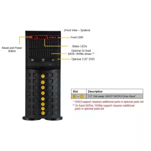 Сервер Supermicro SYS-740P-TR (СУПЕРМИКРО) Сервер Supermicro SYS-740P-TR (СУПЕРМИКРО)