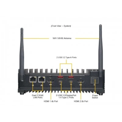 Fanless Box PC Supermicro SYS-E100-13AD-H Fanless Box PC Supermicro SYS-E100-13AD-H