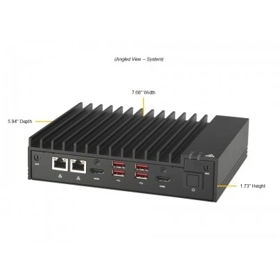 Фанлесс встраиваемая система Supermicro SYS-E100-14AM-E Фанлесс встраиваемая система Supermicro SYS-E100-14AM-E