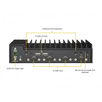 Фанлесс embedded система Supermicro SYS-E100-14AM-H-TB2 Фанлесс embedded система Supermicro SYS-E100-14AM-H-TB2