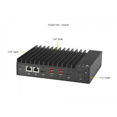 Фанless встраиваемая система Supermicro SYS-E100-14AM-L Фанless встраиваемая система Supermicro SYS-E100-14AM-L