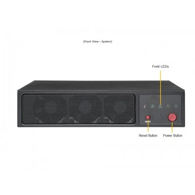Мини-ITX серверная платформа Supermicro SYS-E200-12D-8C Мини-ITX серверная платформа Supermicro SYS-E200-12D-8C