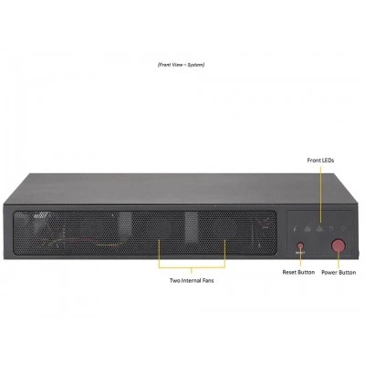 Мини-1U встроенная система Supermicro SYS-E300-12D-4CN6P Мини-1U встроенная система Supermicro SYS-E300-12D-4CN6P