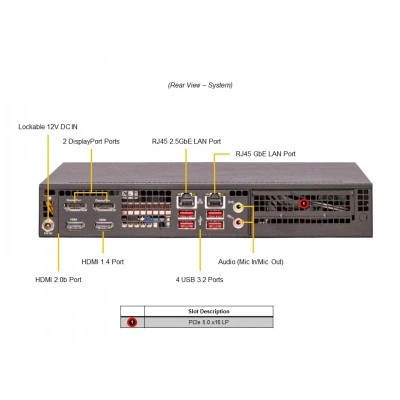 Мини-ПК Supermicro SYS-E300-13AD Мини-ПК Supermicro SYS-E300-13AD