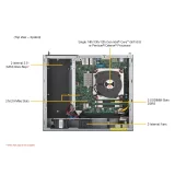Мини-1U встраиваемая система Supermicro SYS-E300-13AD5