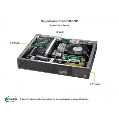 Серверная платформа SUPERMICRO E300-9C SYS-E300-9C Серверная платформа SUPERMICRO E300-9C SYS-E300-9C
