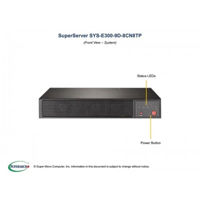 Серверная платформа SUPERMICRO E300-9D-8CN8TP SYS-E300-9D-8CN8TP Серверная платформа SUPERMICRO E300-9D-8CN8TP SYS-E300-9D-8CN8TP
