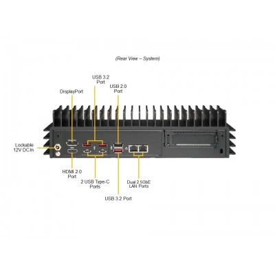 Фанless Embedded система Supermicro SYS-E302-13AD Фанless Embedded система Supermicro SYS-E302-13AD