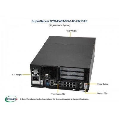 Серверная платформа SUPERMICRO E403-9D-14C-FN13TP SYS-E403-9D-14C-FN13TP Серверная платформа SUPERMICRO E403-9D-14C-FN13TP SYS-E403-9D-14C-FN13TP
