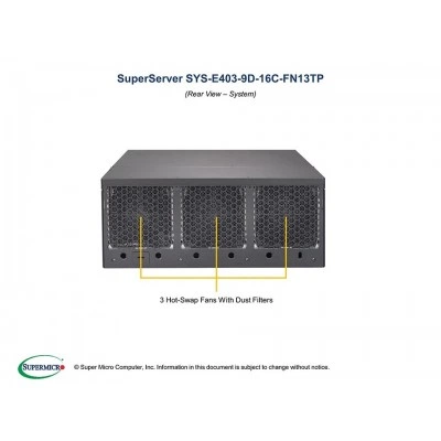 Серверная платформа SUPERMICRO E403-9D-16C-FN13TP SYS-E403-9D-16C-FN13TP Серверная платформа SUPERMICRO E403-9D-16C-FN13TP SYS-E403-9D-16C-FN13TP