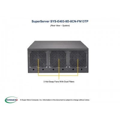 Серверная платформа SUPERMICRO E403-9D-8CN-FN13TP SYS-E403-9D-8CN-FN13TP Серверная платформа SUPERMICRO E403-9D-8CN-FN13TP SYS-E403-9D-8CN-FN13TP