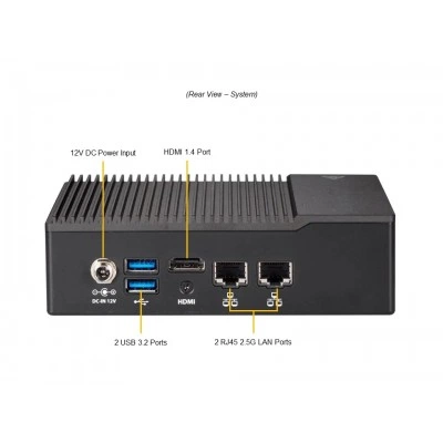 Фанless embedded система Supermicro SYS-E50-14AM-L Фанless embedded система Supermicro SYS-E50-14AM-L