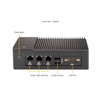 Фанless embedded система Supermicro SYS-E50-14AM-N5 Фанless embedded система Supermicro SYS-E50-14AM-N5