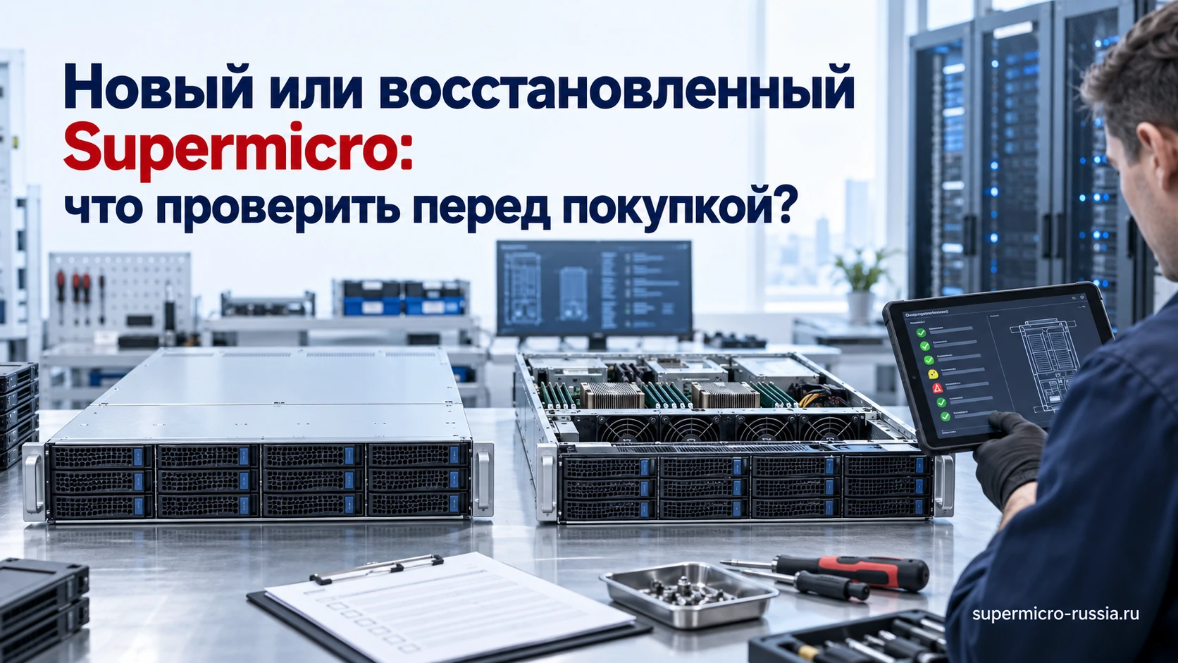 Новый и восстановленный сервер Supermicro: проверка перед покупкой