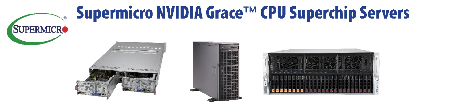 Supermicro добавит серверы на базе процессоров NVIDIA Grace
